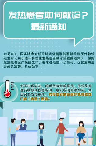 發(fā)熱患者如何就診？最新通知