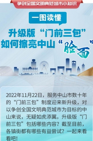 一圖讀懂 | 升級版“門前三包”如何擦亮中山“臉面”？